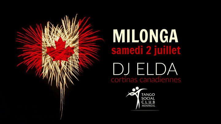 TSC milonga • DJ Eldita • samedi 2 juillet