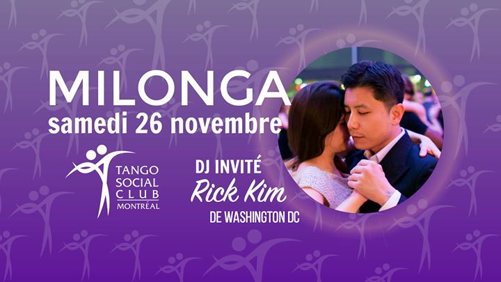 TSC milonga • DJ invité Rick Kim! • sam 26 nov