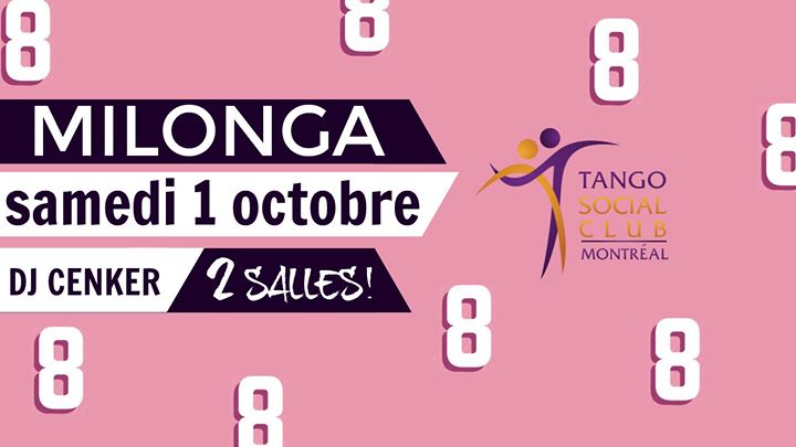 TSC milonga • samedi 1 octobre • DJ Cenker • 3 Tirages!