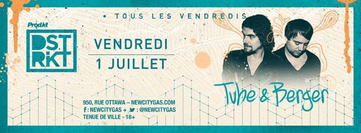 Tube & Berger au Dstrkt - 07.01.2016