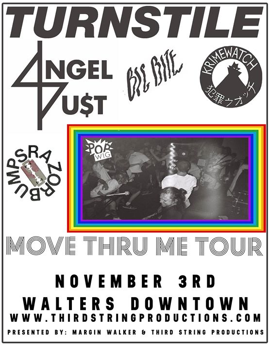 Turnstile w/ Angle Du$t, Big Bite, Krimewatch, Razorbumps