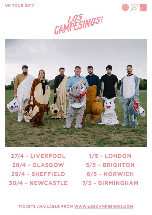 TYCI present Los Campesinos! + support
