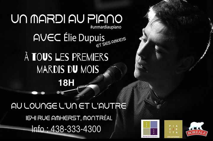 Un mardi au piano avec Élie Dupuis et ses ami(e)s