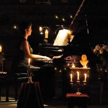 Un piano... sous les chandelles !