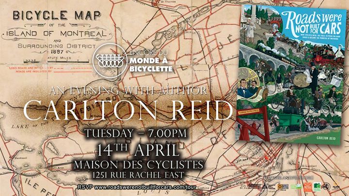Une soirée vélo avec l'auteur Carlton Reid