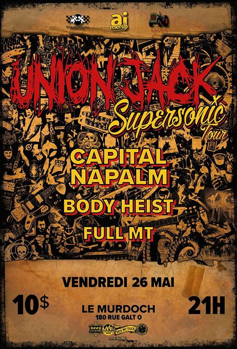 Union Jack(Fr)/Capital Napalm/Body Heist/Full Mt