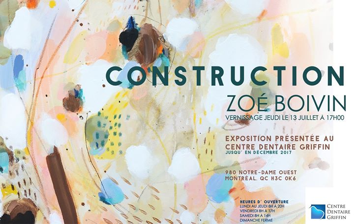 Vernissage / Construction par Zoé Boivin