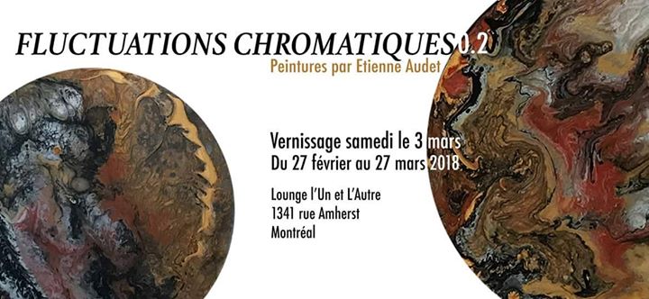 Vernissage de Etienne Audet