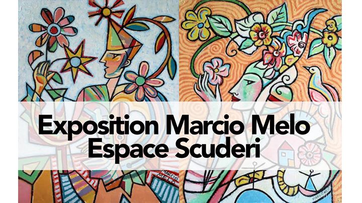 Vernissage de l'artiste peintre Marcio Melo / Exhibition of the painter Marcio Melo