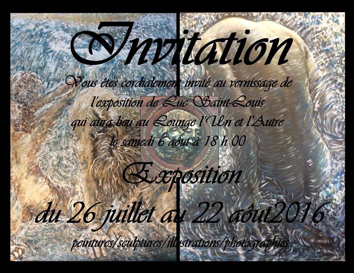 Vernissage de Luc Saint-Louis