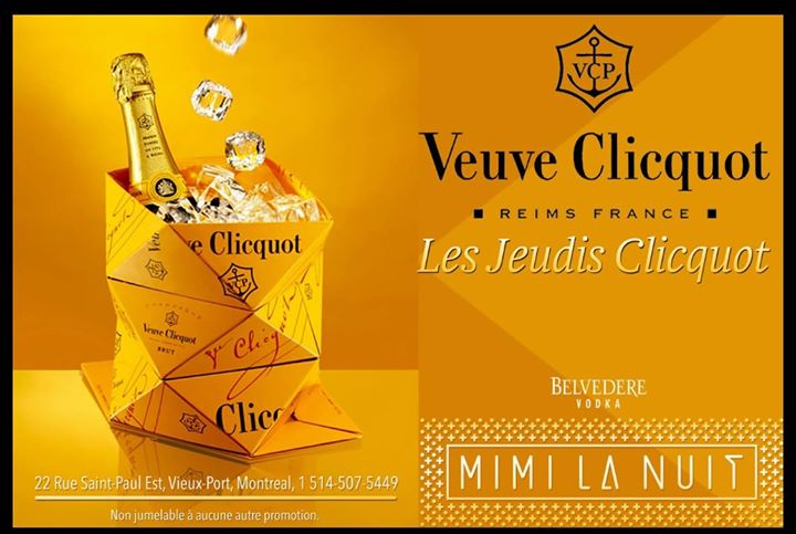 VEUVE CLICQUOT presente LES JEUDIS CLICQUOT AU MIMI