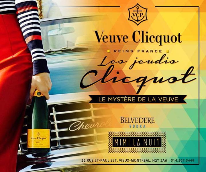 VEUVE CLICQUOT presente LES JEUDIS CLICQUOT AU MIMI