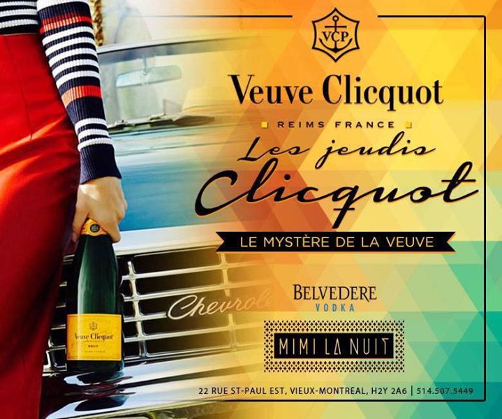 VEUVE CLICQUOT presente LES JEUDIS CLICQUOT AU MIMI