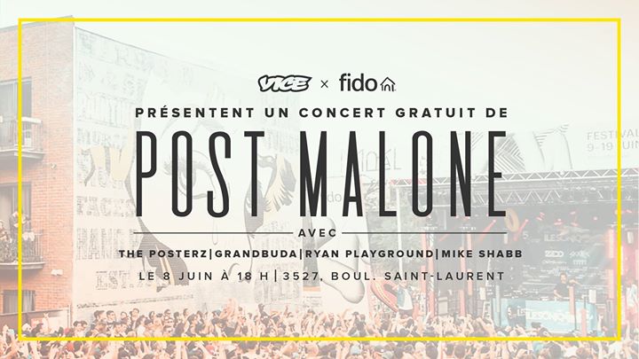 VICE x Fido présentent : Post Malone à MURAL