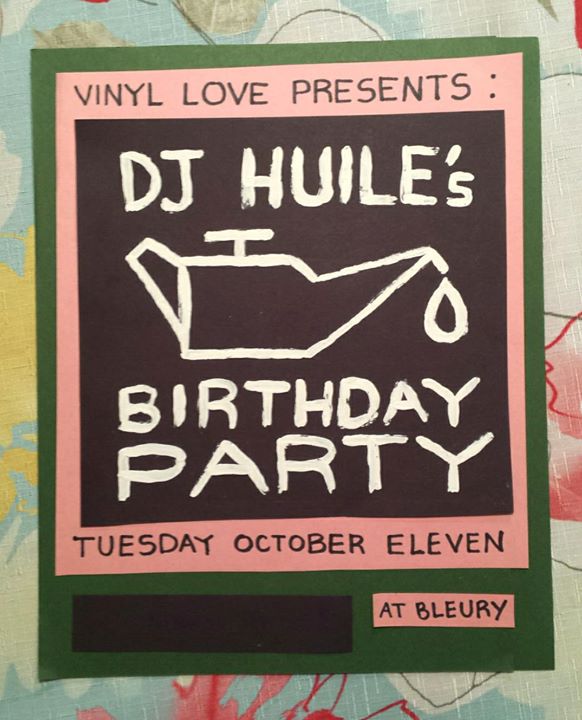 Vinyl Love presents : DJ Huile's Birthday Party