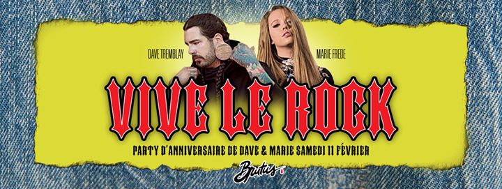 Vive le rock. Party d'fête à Dave et Marie