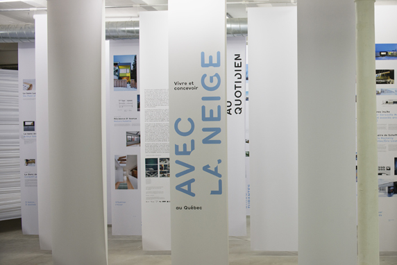 Vivre et concevoir avec la neige au québec