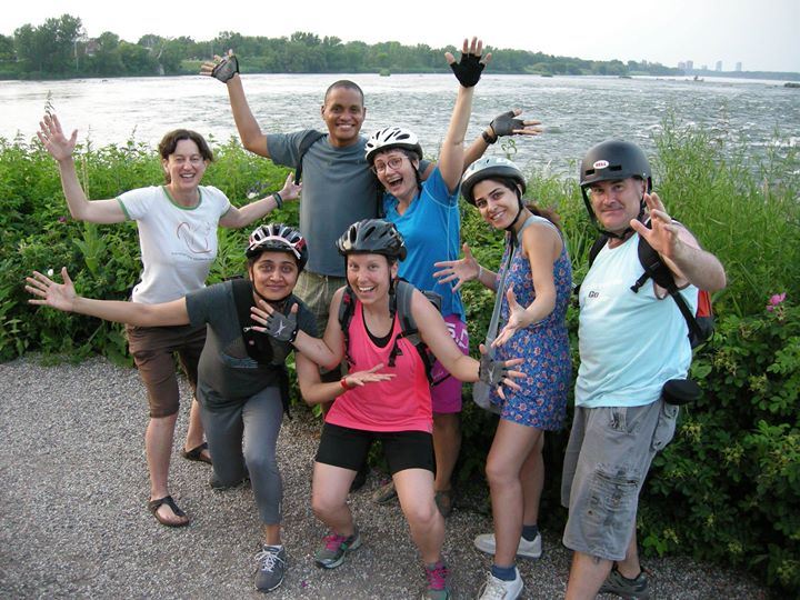 Vélo/bike au parc des Rapides!