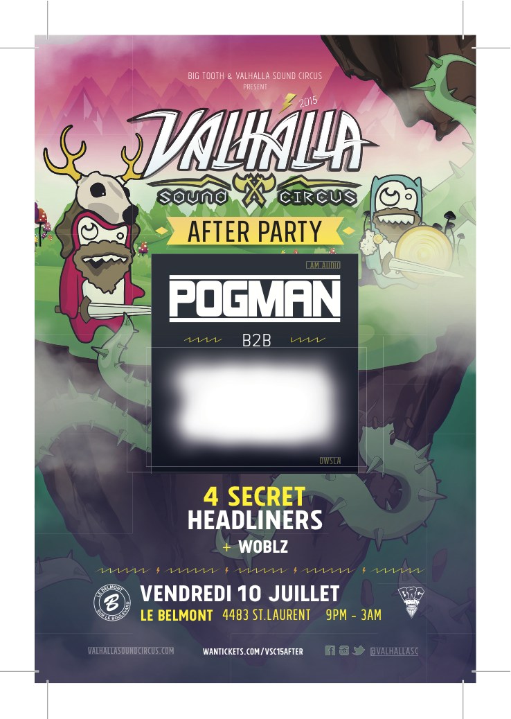 VSC15 AFTER PARTY w/ P0GMAN b2b ??? + 4 SECRET HEADLINERS