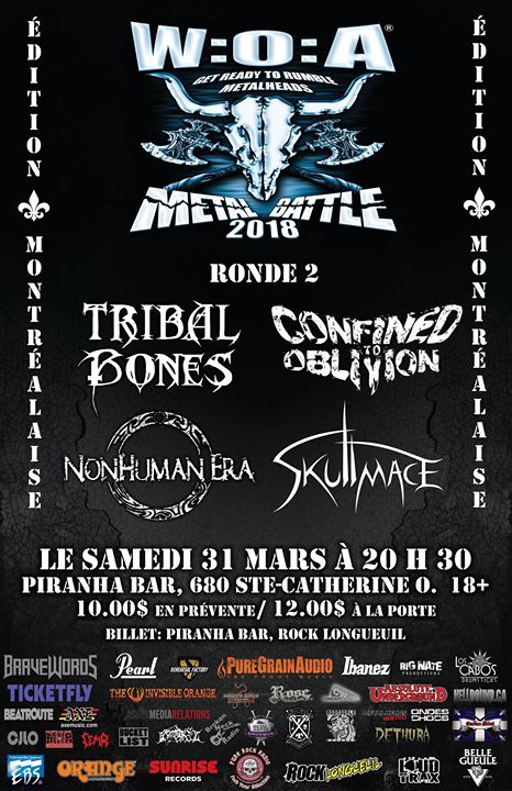 Wacken Metal Battle Canada - Montréal: Ronde 2
