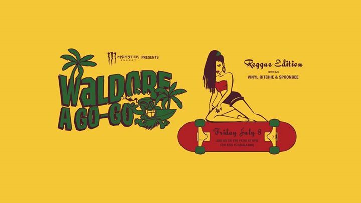 Waldorf A Go-Go Reggae Edition w Vinyl Ritchie & Montreal's Spoon-Bee ALL 45s