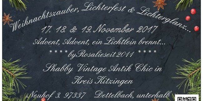 Weihnachtszauber, Lichterfest & Lichterglanz... byROSALIEseit2011' Shabby...