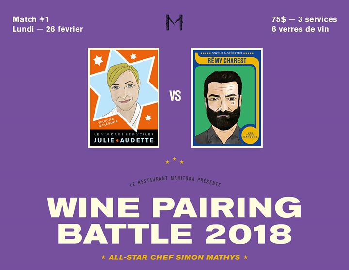 Wine Pairing Battle 2018 - Match #1