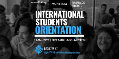 WSO Montreal Punjabi/Sikh International Students Orientation