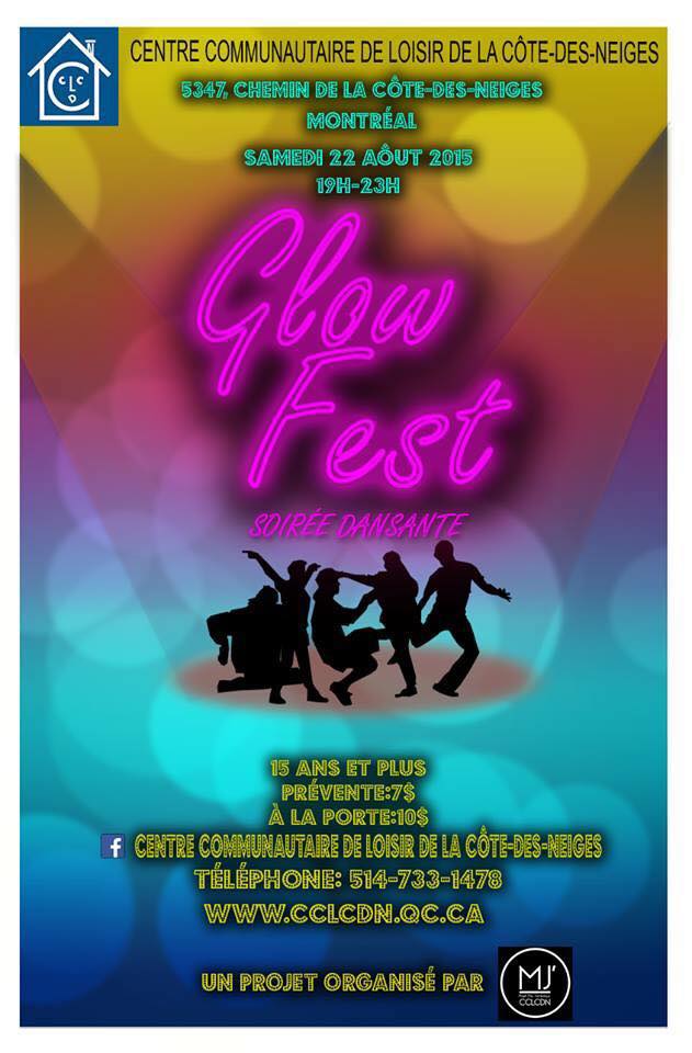 GlowFest à Côte-des-Neiges