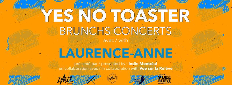 Indie Montréal revient pour sa troisième édition des Brunchs Concerts: "Yes, No Toaster"!