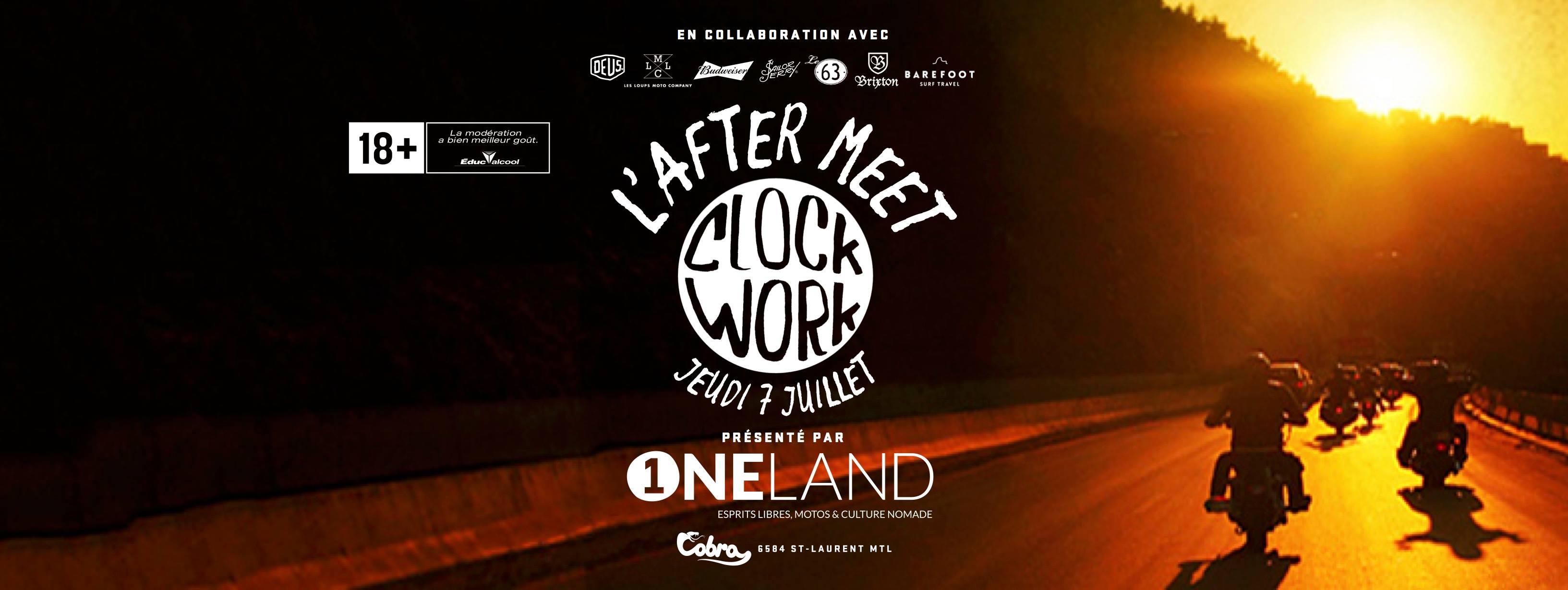 Après le viaduc, le Cobra - After-meet Oneland X Clockwork Motorcycles