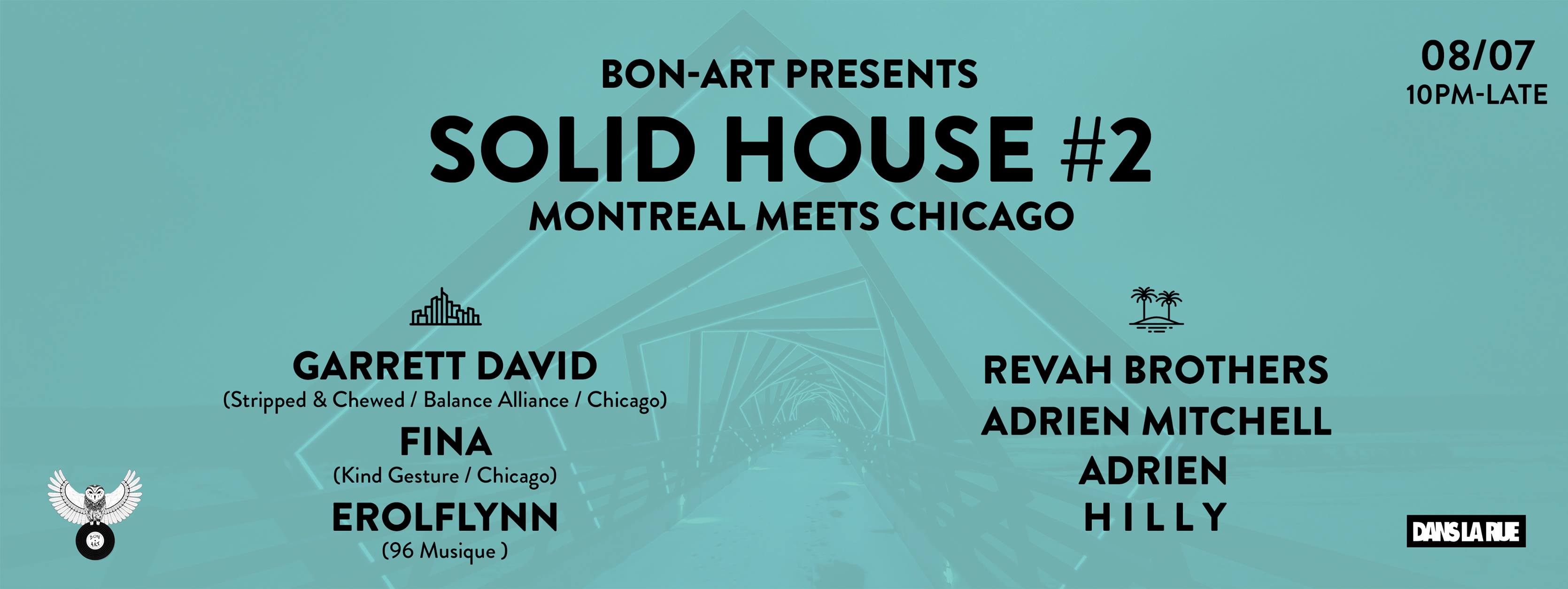 BON ART presents SOLID HOUSE#2 "MEETS CHICAGO"
