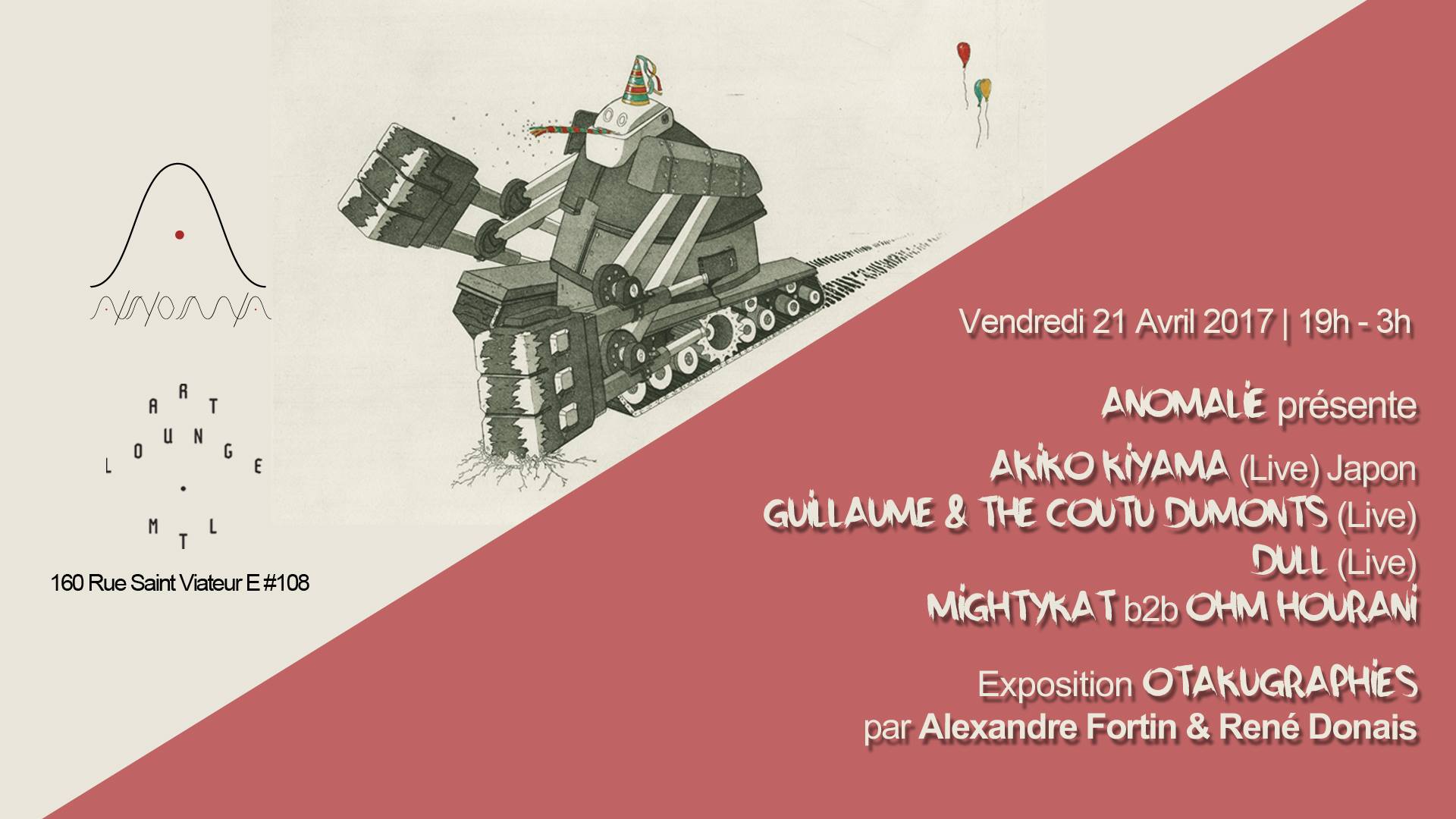 Anomalie: Akiko Kiyama (Live) Guillaume & Coutu Dumonts & more