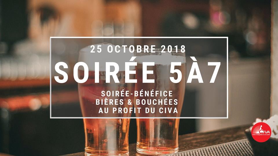 Soirée 5 à 7 au profit du CIVA