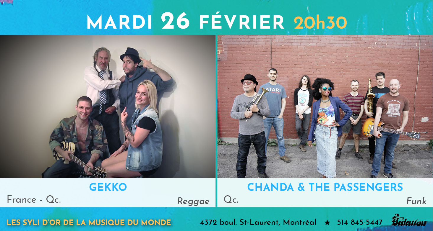 Syli d'Or 2019 - Gekko + Chanda & The Passengers