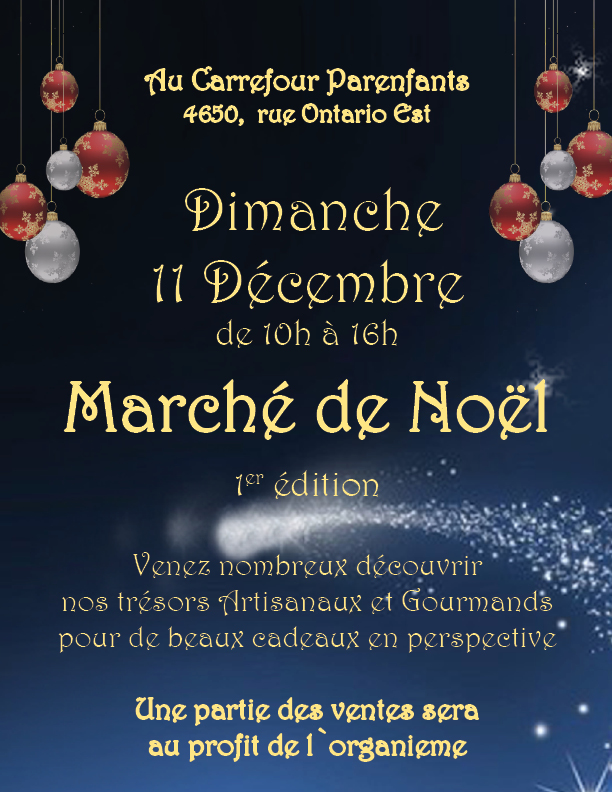 Marché de Noël au Carrefour Parenfants