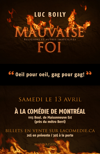 Mauvaise Foi religions et autres imbécillités