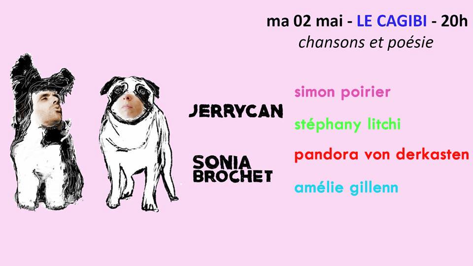 Poésie 2.0 + Sonia Brochet + Jerrycan