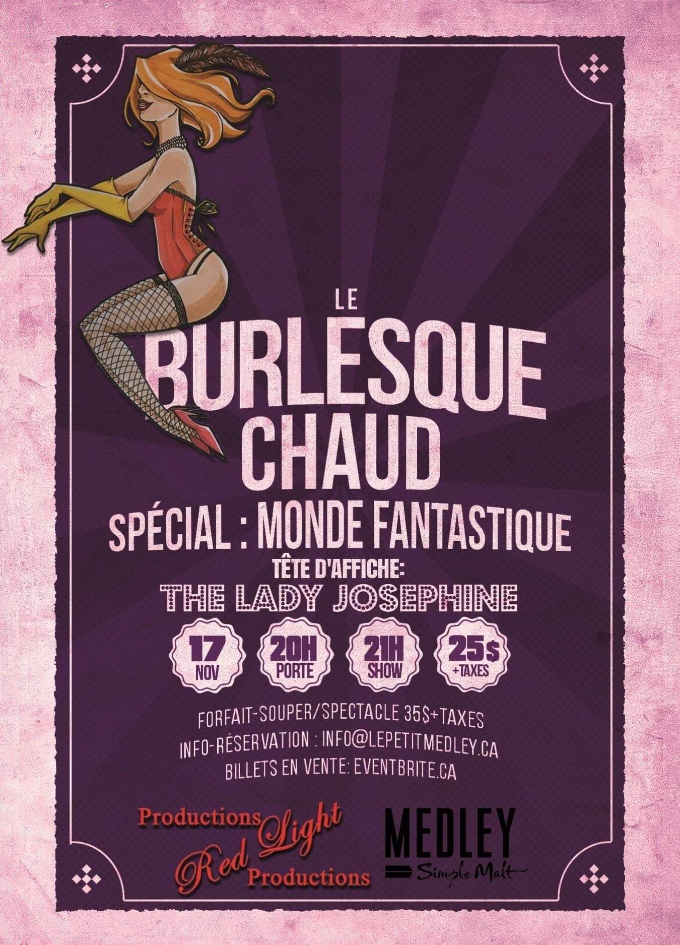 Le Burlesque Chaud: Monde Fantastique