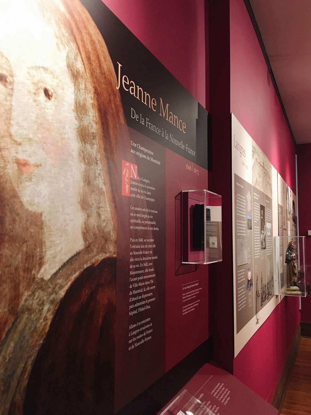 Visites commentées de l'exposition Jeanne Mance (1606-1673) De la France à la Nouvelle-France