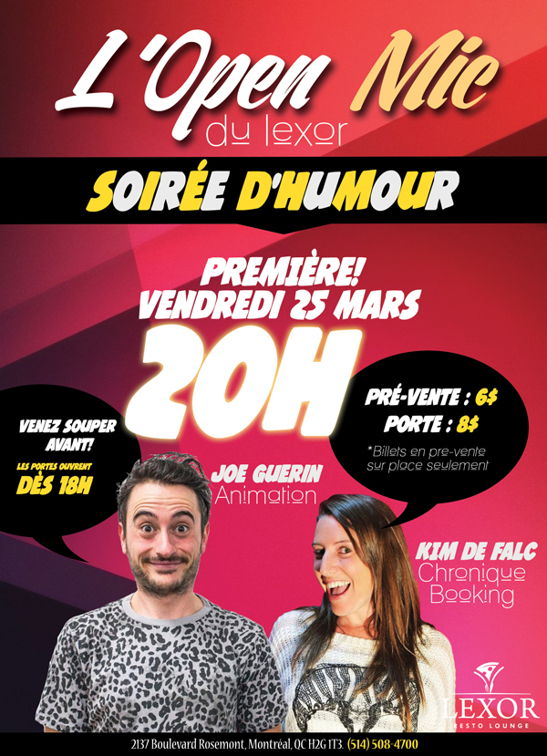 Open Mic du Lexor