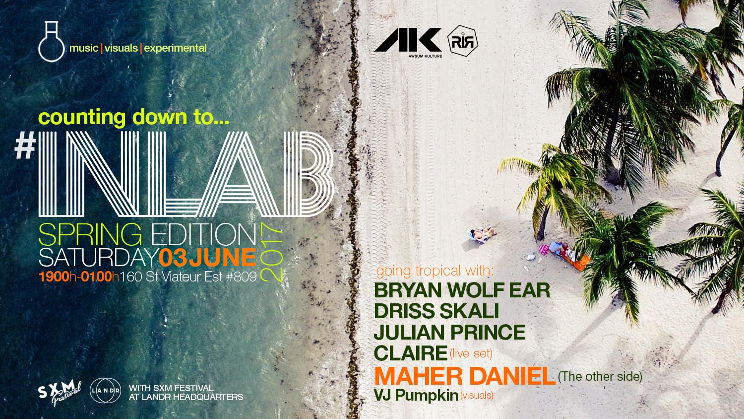 INLAB by AK & RIR with SXM Festival at LANDR Headquarters