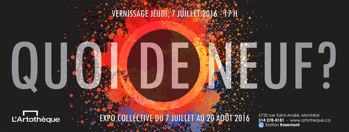 Exposition "Quoi de neuf" à L'Artothèque