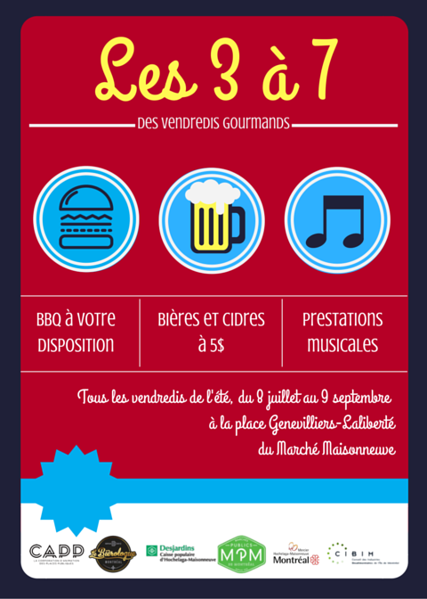 Les 3 à 7 des Vendredis gourmands