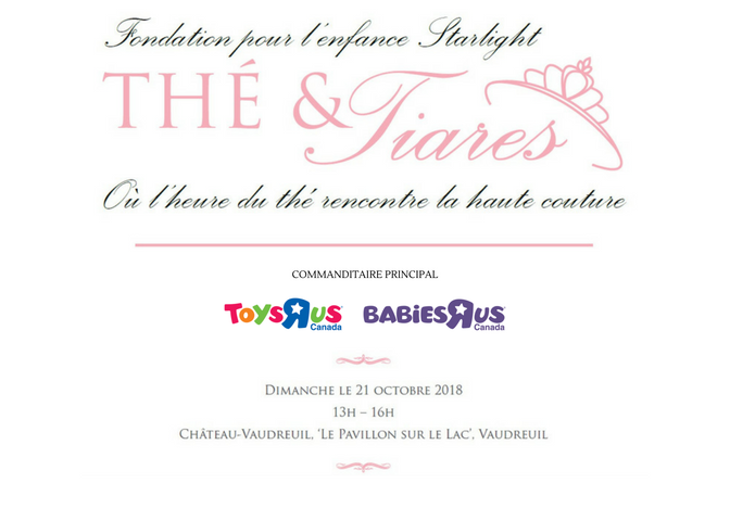 Thé & Tiares, un événement de la Fondation pour l'Enfance Starlight