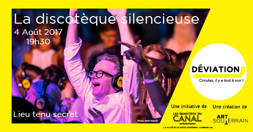 Disco silencieuse en plein chantier