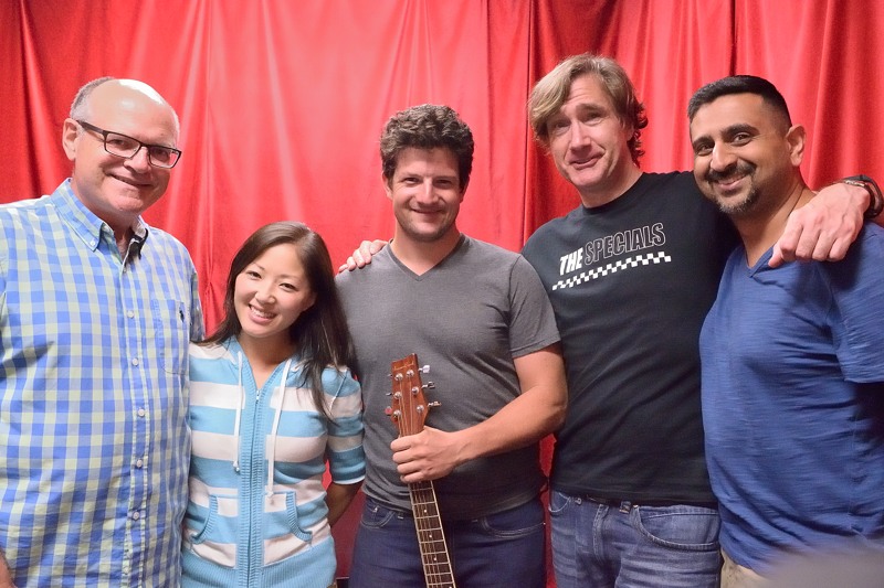 Michael with the team