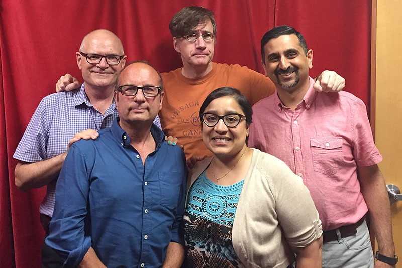 Bruce, Stephen, Phil, Hema, and Neel