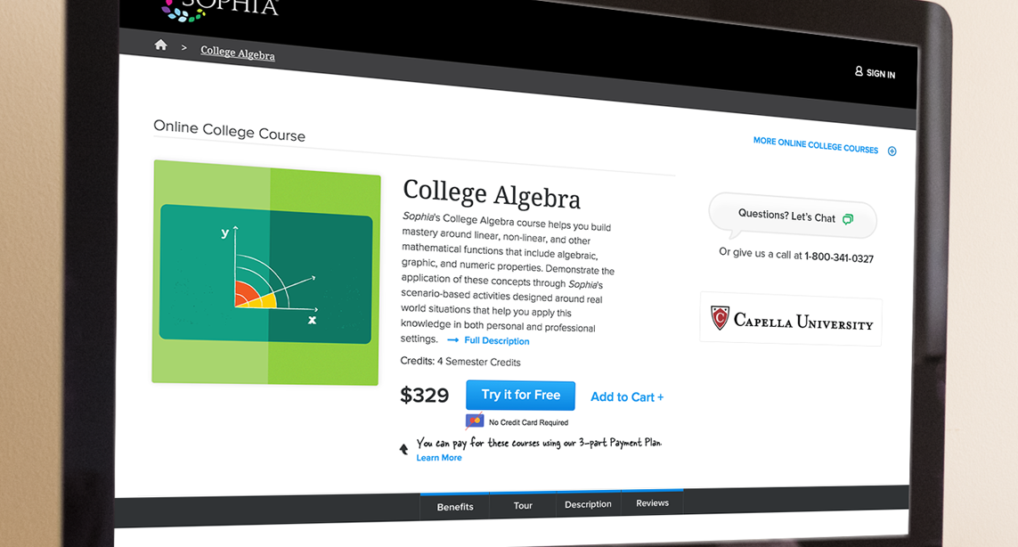 Capella University Sophia Learning