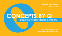 A great web designer: CONCEPTS BY Q, Baltimore, MD